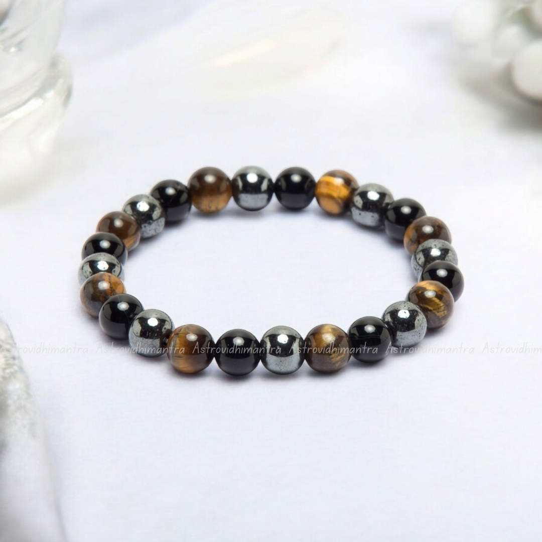 Triple Protection Crystal Bracelet